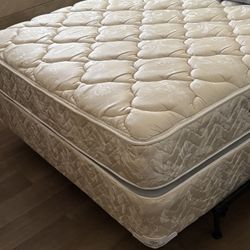 Mattress Set With bed frame 