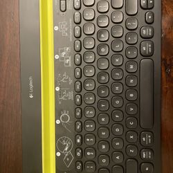 Logitech K480 Wireless Bluetooth Keyboard, Multi-Device, Black