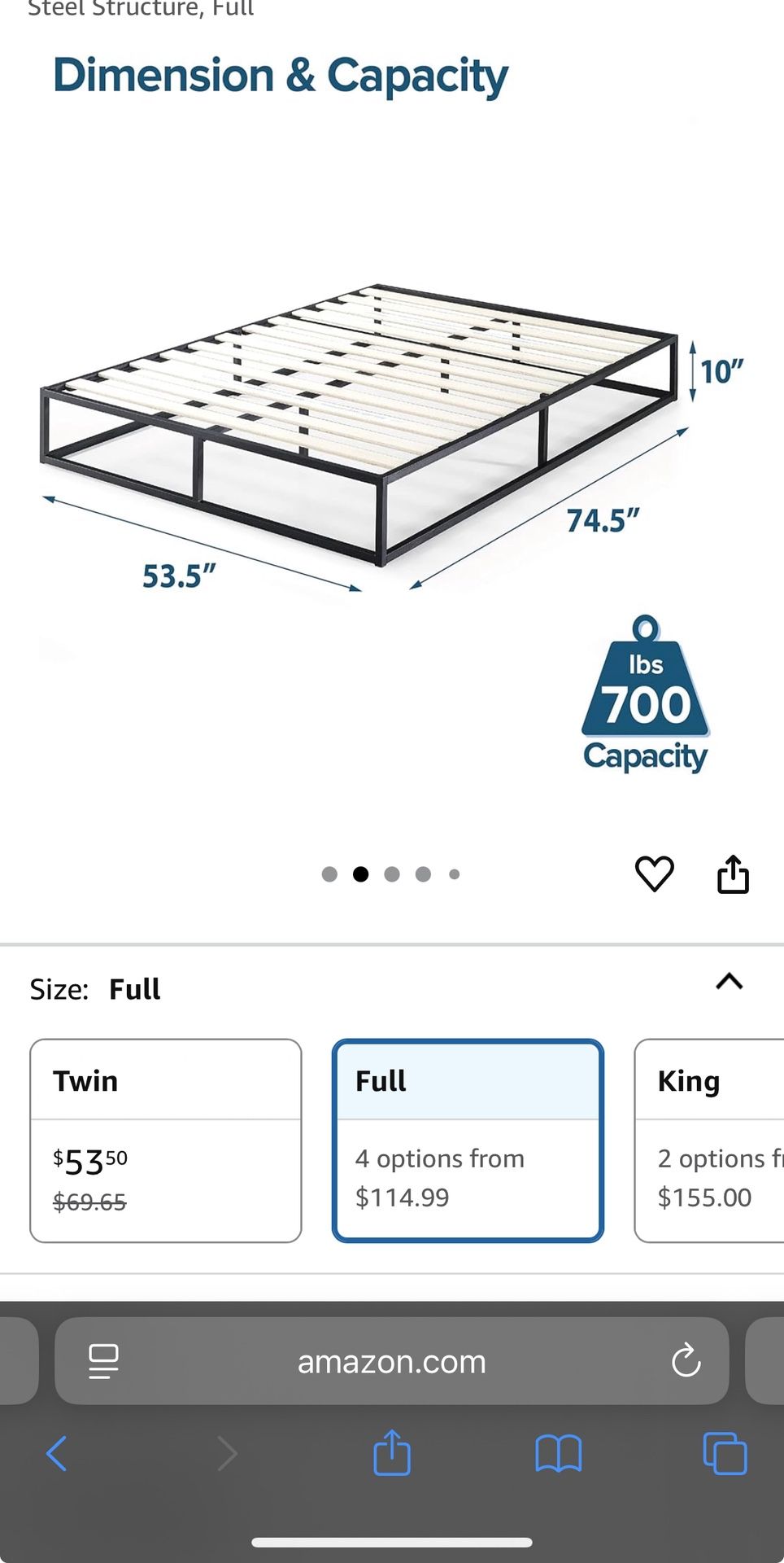 Full Size Bed Frame