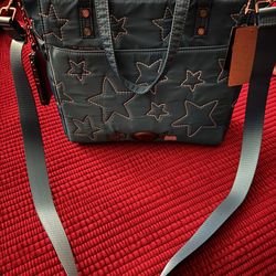 Coraline Stars Quilted Tote Bag