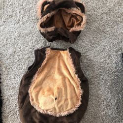 Cute monkey costume size 6-12mths