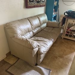 Leather couch