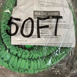 50 Ft  Water Hose W/Nozzle 