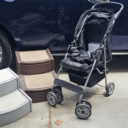Pet Stairs And Stroller Bundle 