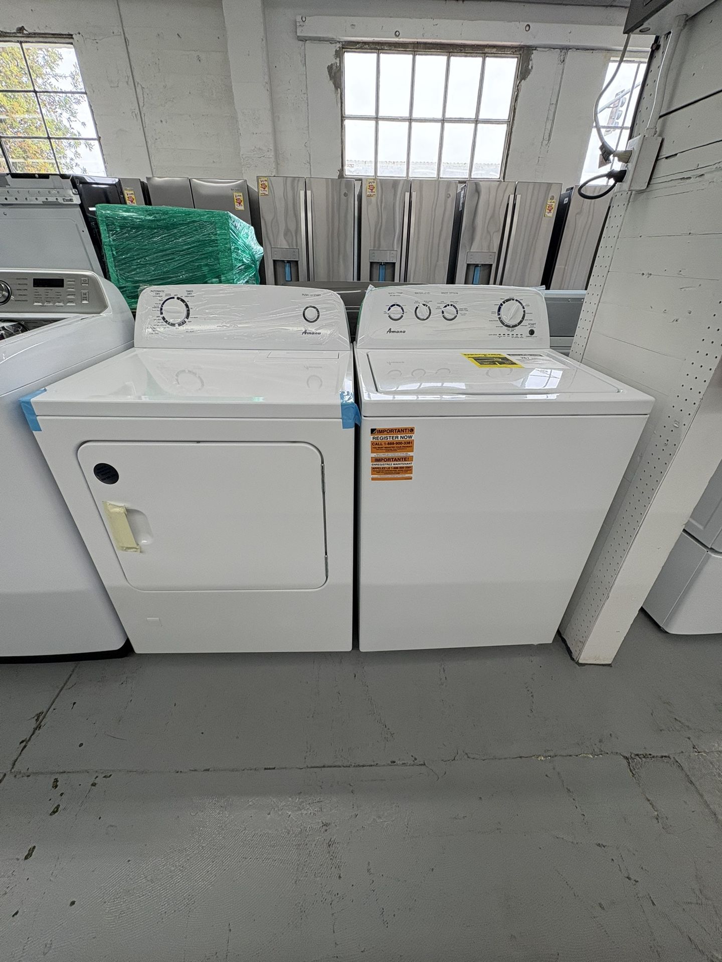 AMANA Set Washer And Dryer Electric