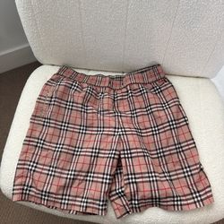 Burberry Shorts Swim Authentic Size Small 