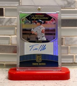 Panini Donruss Elite Travis Hafner Cleveland Instant Impressions Auto IIS-TH