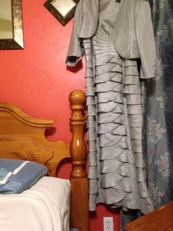 Vestifo largo con chaleco para fiesta