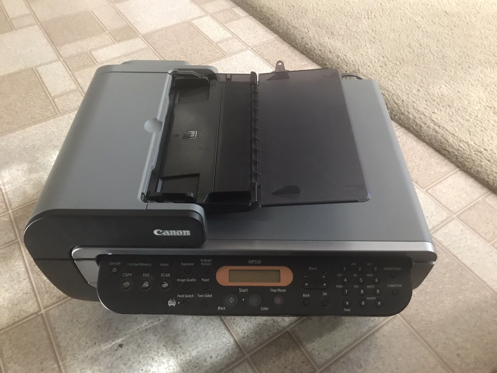 Canon MP530 B&W and Color Scanner, Copier, Printer,  Fax