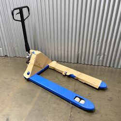 New Pallet Jack For Sale Hand Truck Forklift 5,500lbs Load Capacity Freight Weight Blue Color