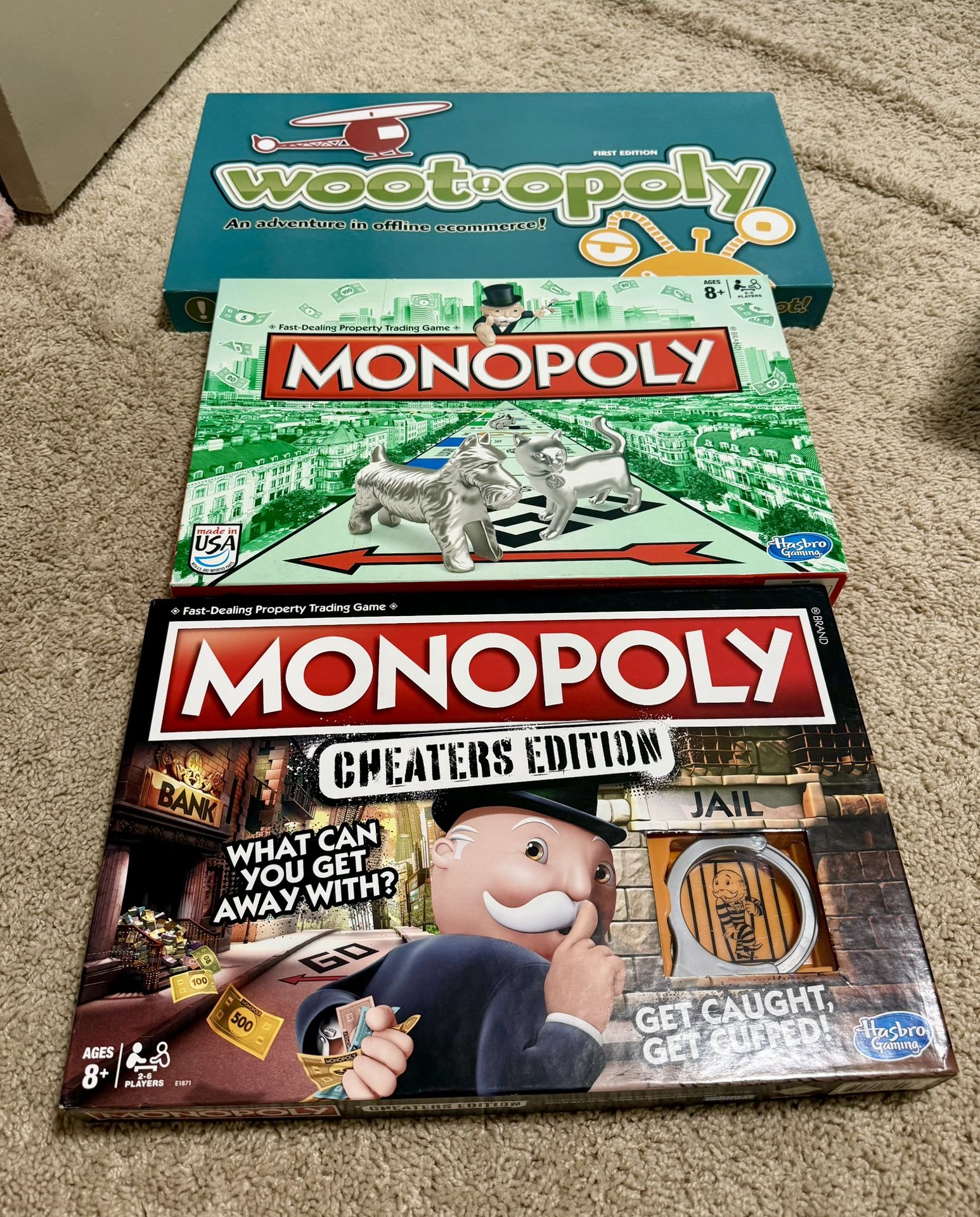 Monopoly board games bundle