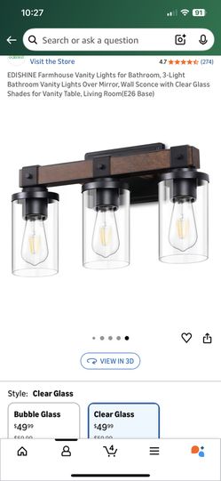 Bathroom vanity Light (great Condition) 