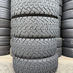 35x12.50/17 LT Used 4 Tires 