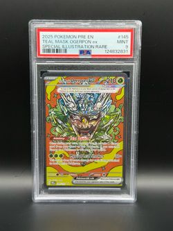 TEAL MASK OGERPON ex pokemon slab