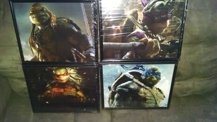 11x14 Ninja Turtle's Framed Art