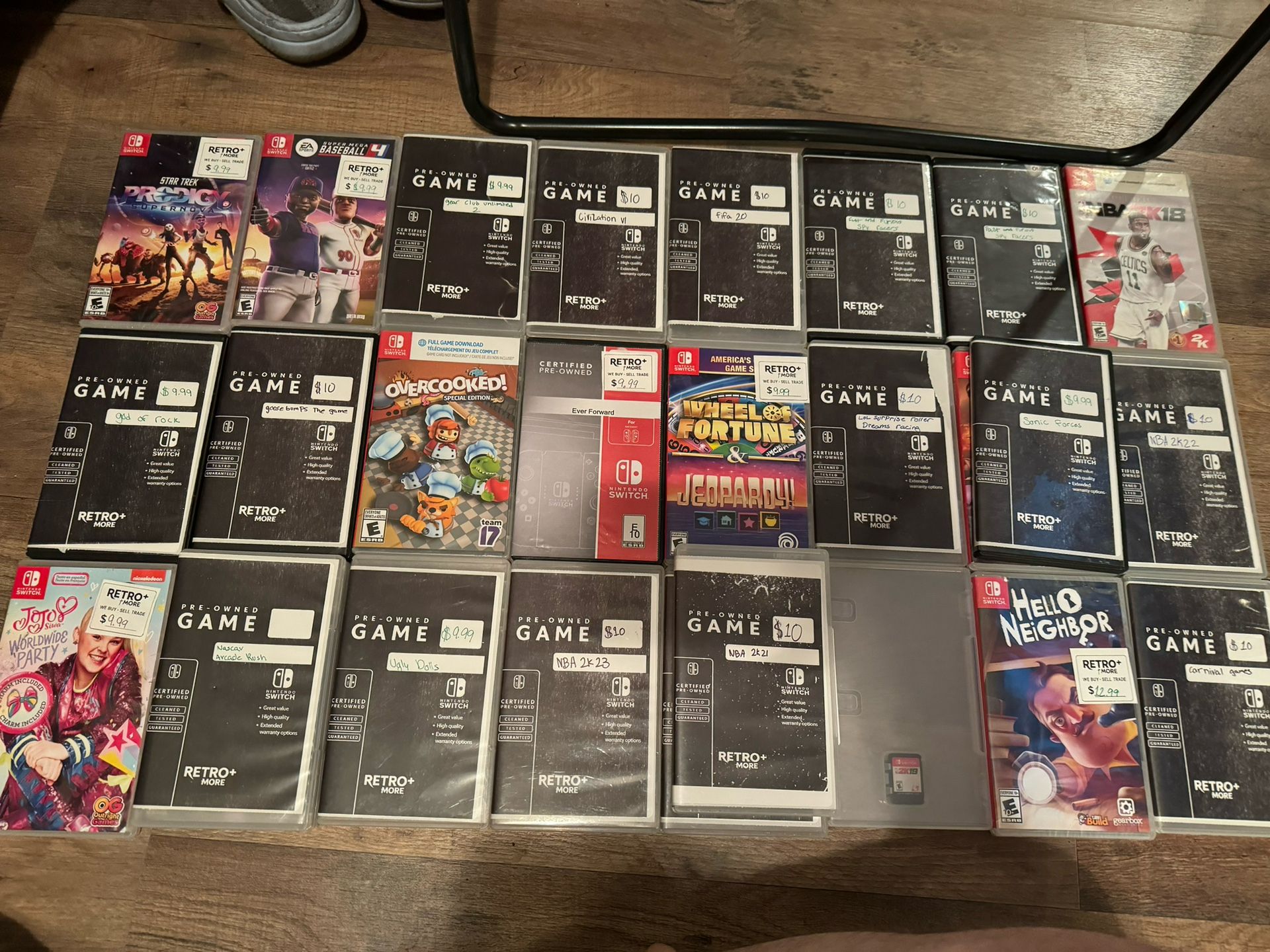 Switch Games 10 Buck Each