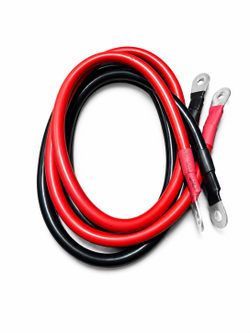 3 feet 4awg copper wire battery cable
