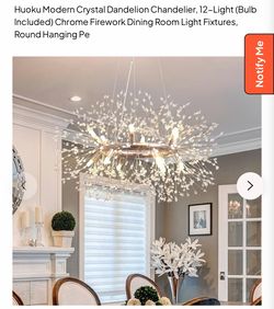 Chandelier ceiling light fixture fireworks design