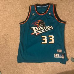 Hardwood Classics Grant Hill Retro Pistons Jersey 