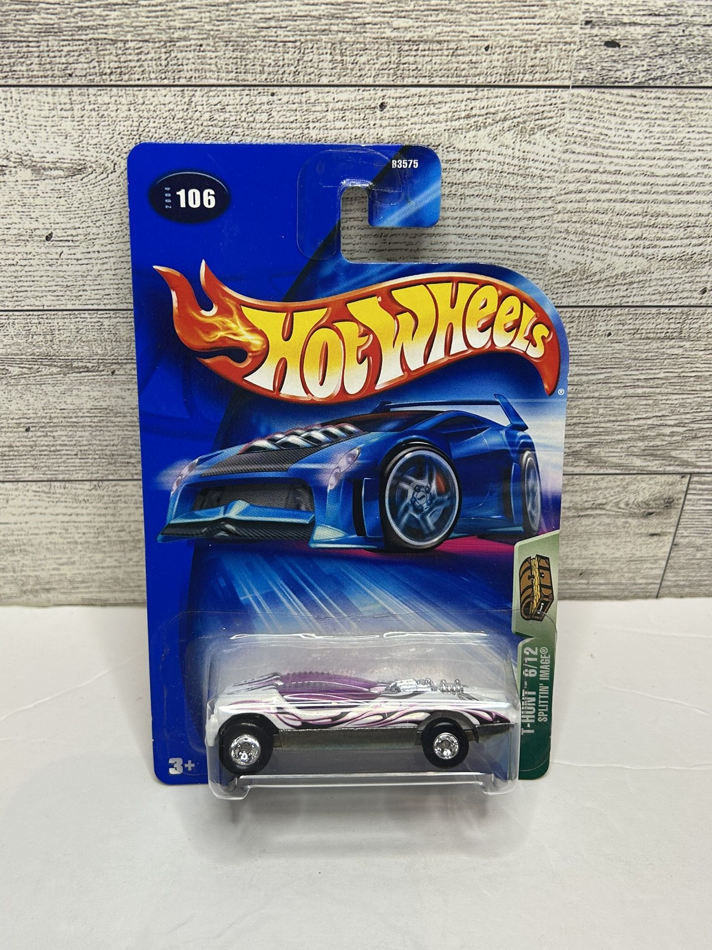Vintage Hot Wheels White ‘2003 Splittin Image / Super Treasures Hunts • Die Cast Metal • Made in Malaysia