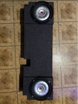 2 12” kickers subs with box
