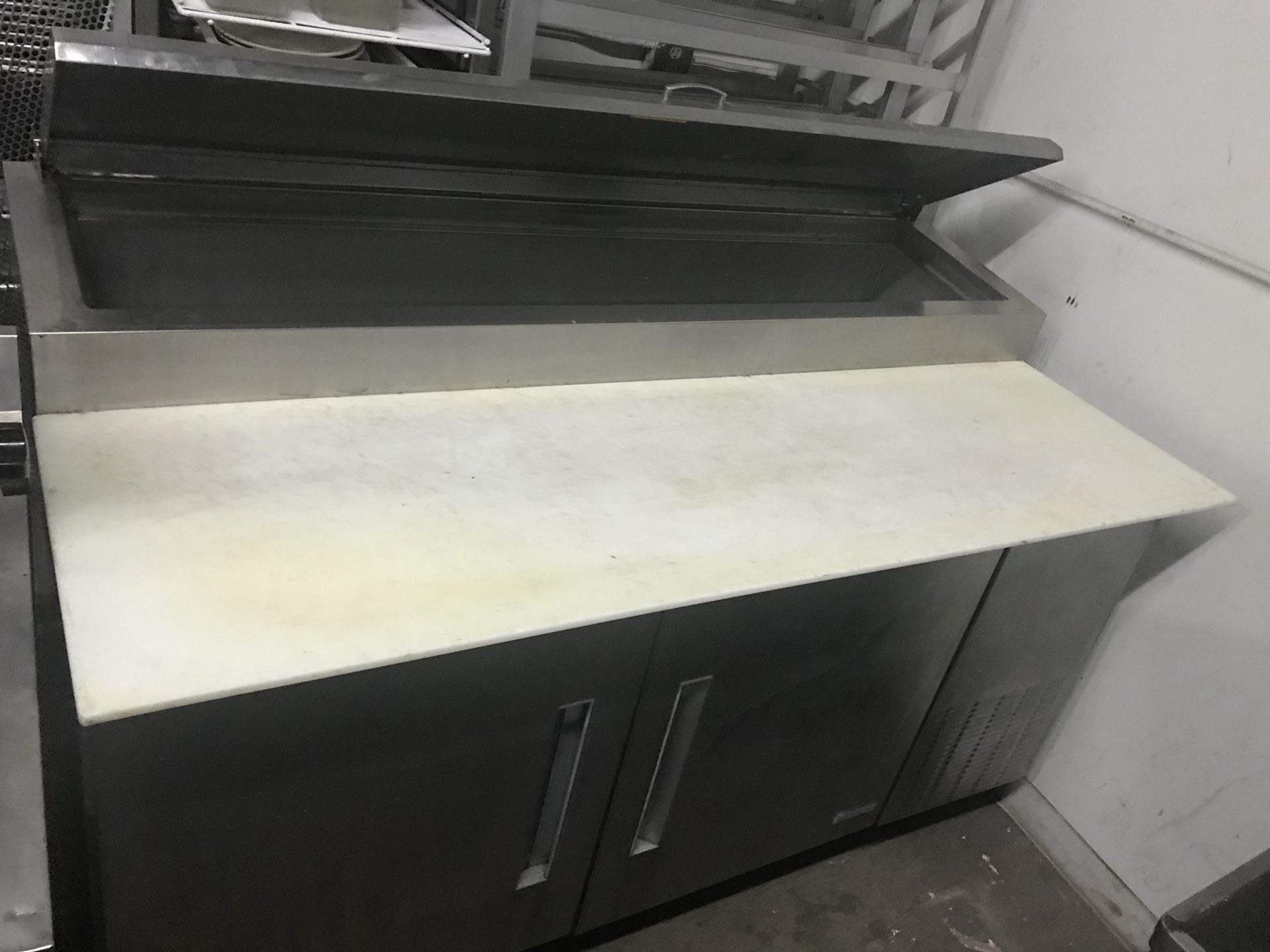Edesa 2 Door pizza prep table make line commercial restaurant equipment