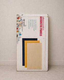 3-Pack Acoustic Soundproof Wall Panels in White 48” × 24”