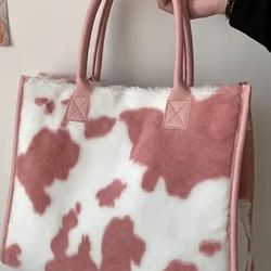 Pink Cow Print Purse $20 Each 