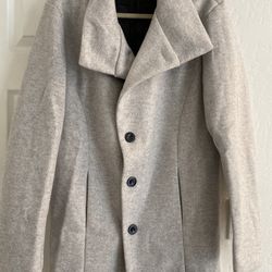 Men’s Slim Shien Pea Coat  