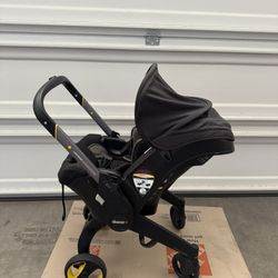 Doona Car Seat & Stroller, Nitro Black - All-in-One Travel System