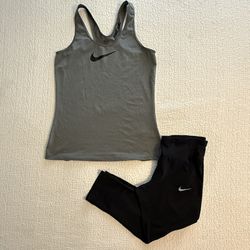 Nike Women's Dri-FIT Tank & Leggings Set Multicolor Size L Activewear