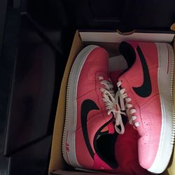 Pink air force ones 10.5