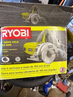 Ryobi 4” hand held tile saw