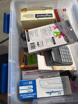 Random school supplies