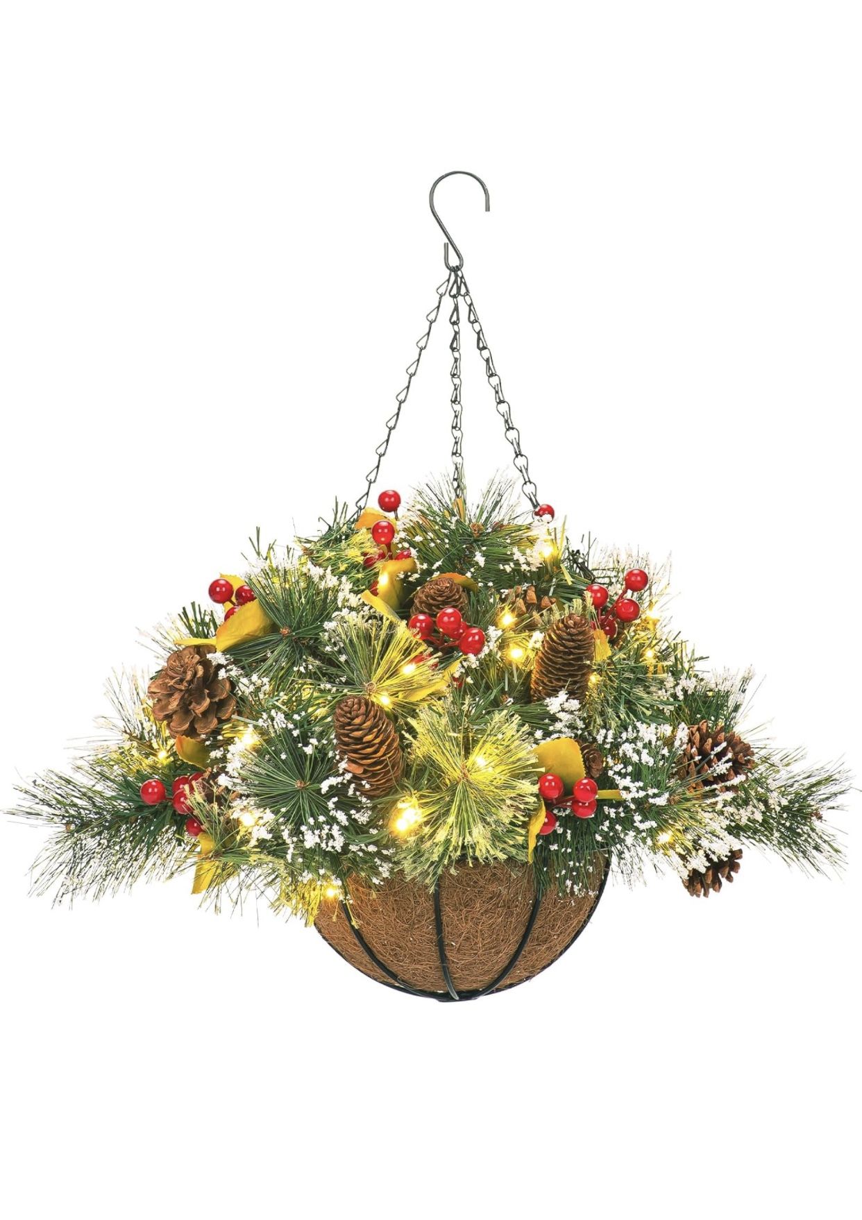 Christmas Hanging Basket