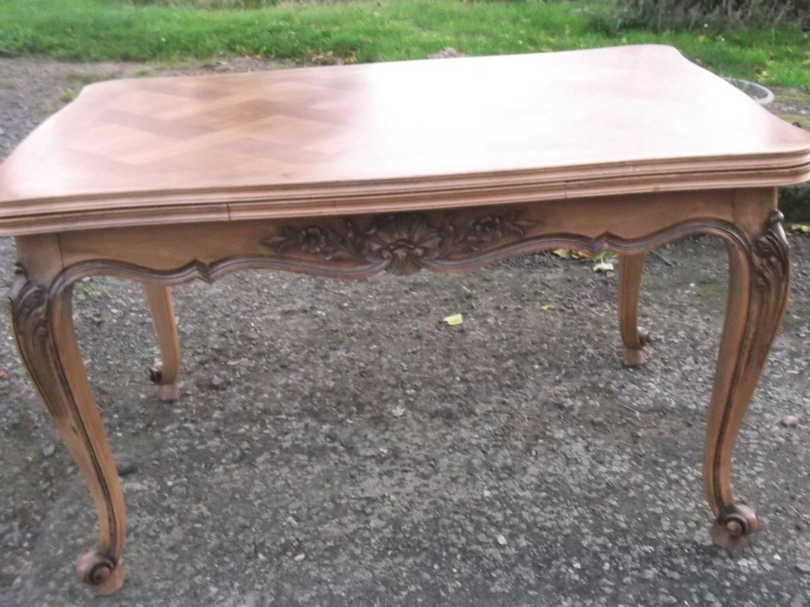 French Louis XV style table (walnut) From Normandy, France