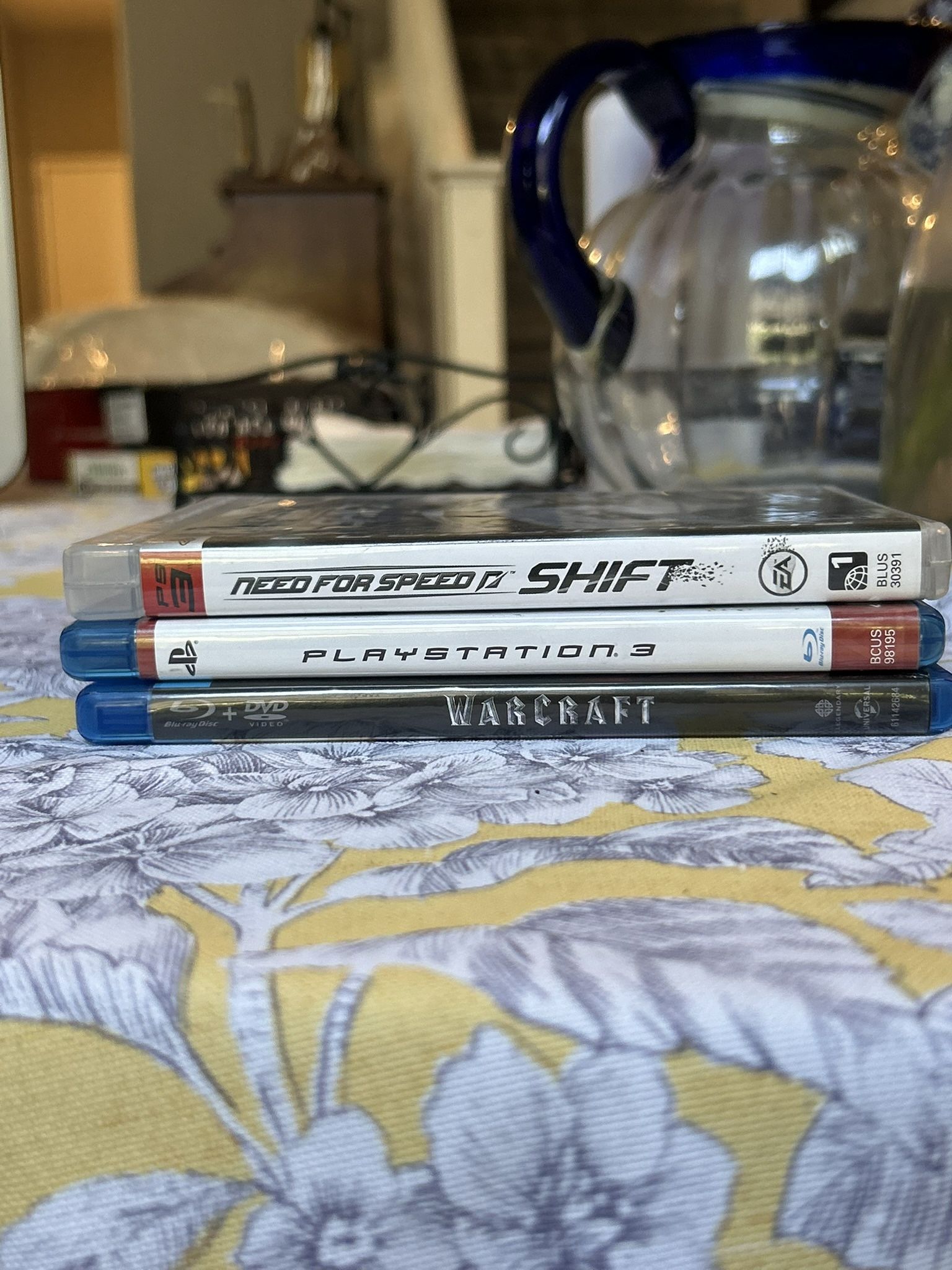 PlayStation 3 Games + DVD Warcraft