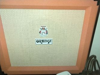 Orange Guitar Amplifier Cabinet