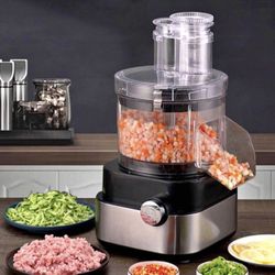 multi-functional electric food dicer best onion slicer chopper slicer food processor, 4L, Black, DE4