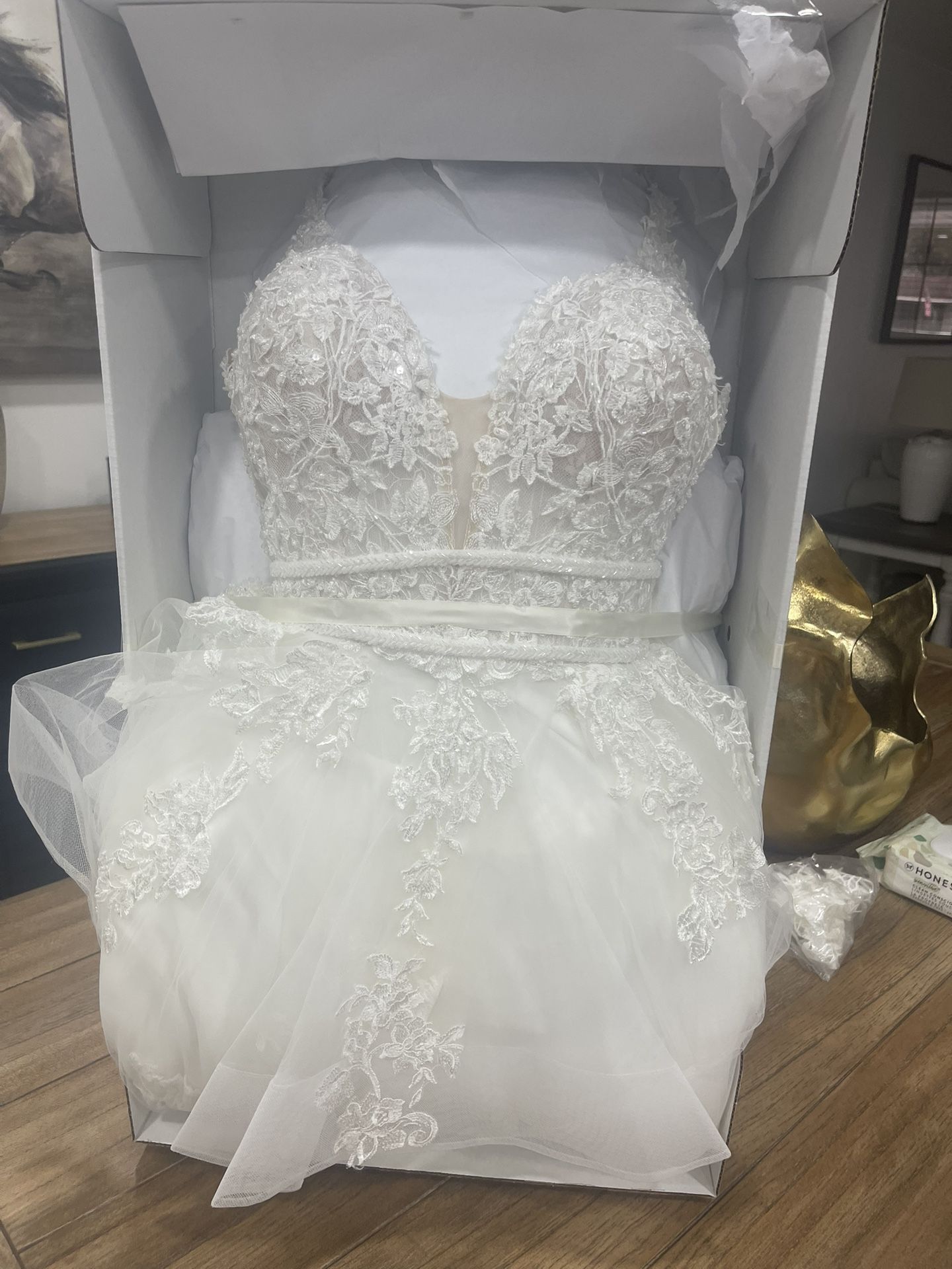 Sophia Tolli Gown Wedding Dress And Veil