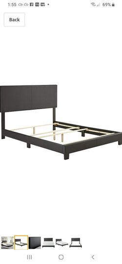 Newin box Queen bed frame mattress not included