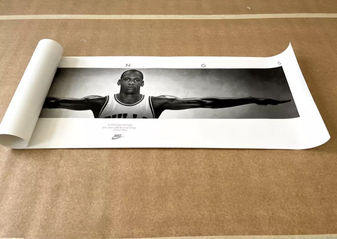 VINTAGE MICHAEL JORDAN NIKE - WINGS POSTER 76