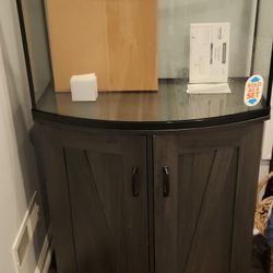 BRAND NEW FISH TANK STAND COMBO NEW FILTER AND CARTRIDGES INCLUDED 