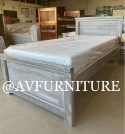 Twin Bed and Memory Foam Mattress