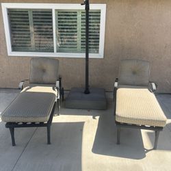 Patio Chase Chairs