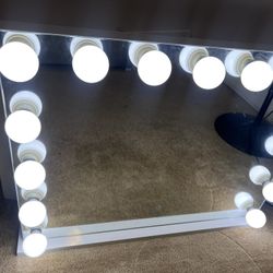 Vanity With Adjustable LED Light
