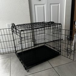 Double Door Dog Crate