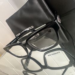 Black Karl Lagerfeld Rx Frames 