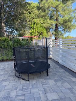Outdoor kids trampoline