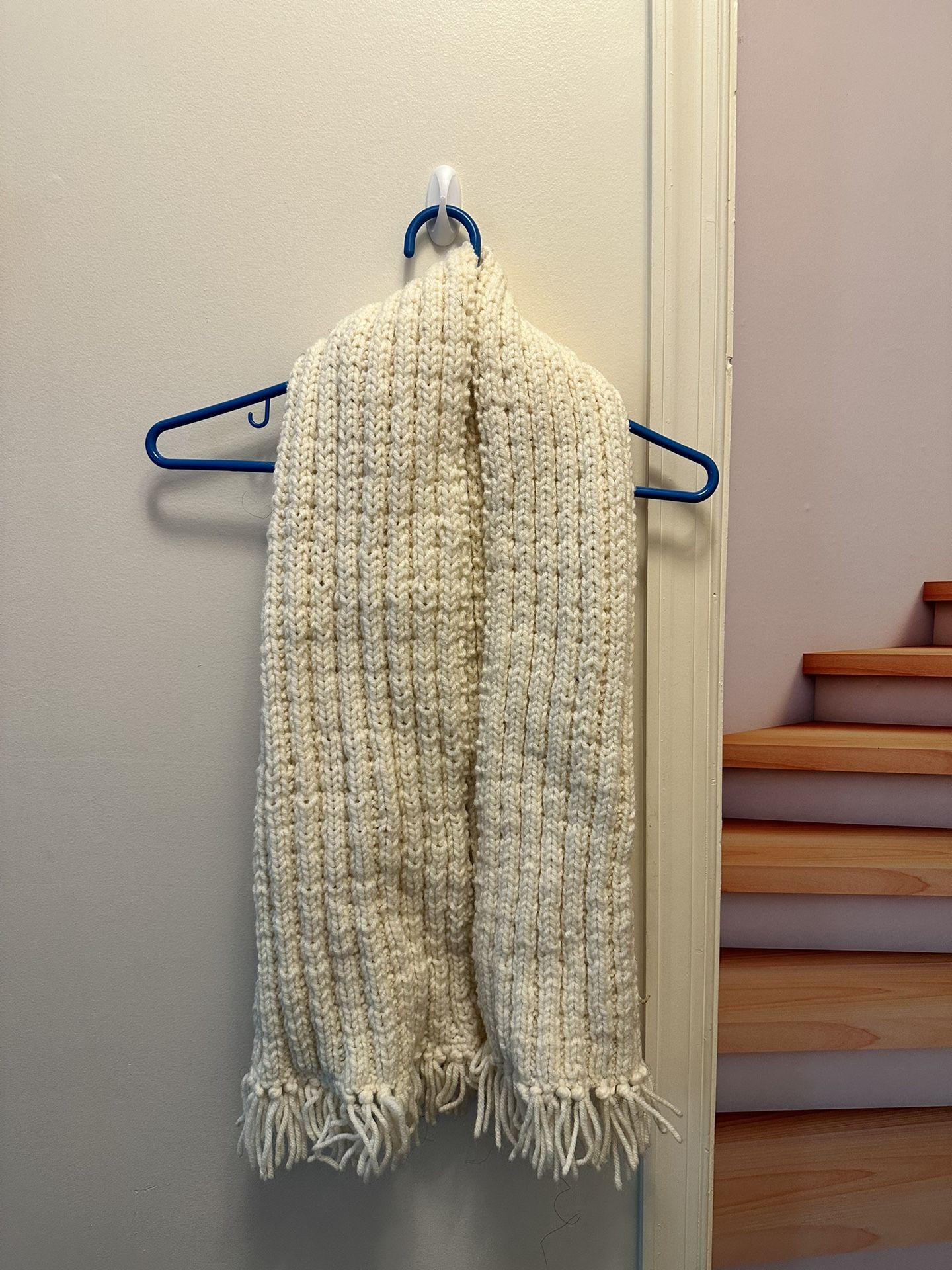 Thick Ivory Scarf 